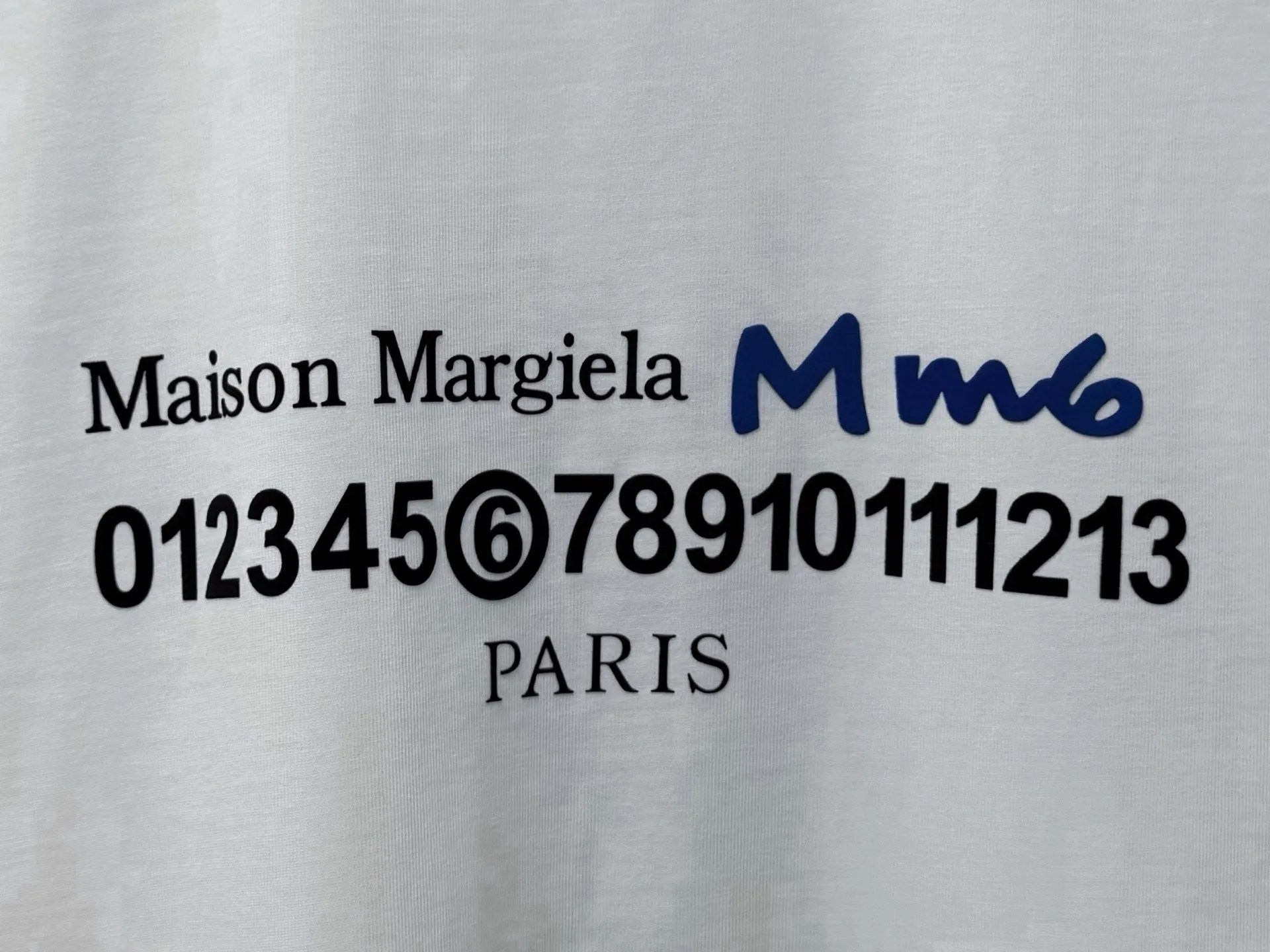 【Maison Margiela】 26ss T logo ， Same Style t Versatile ：Black，White Size：XS-L